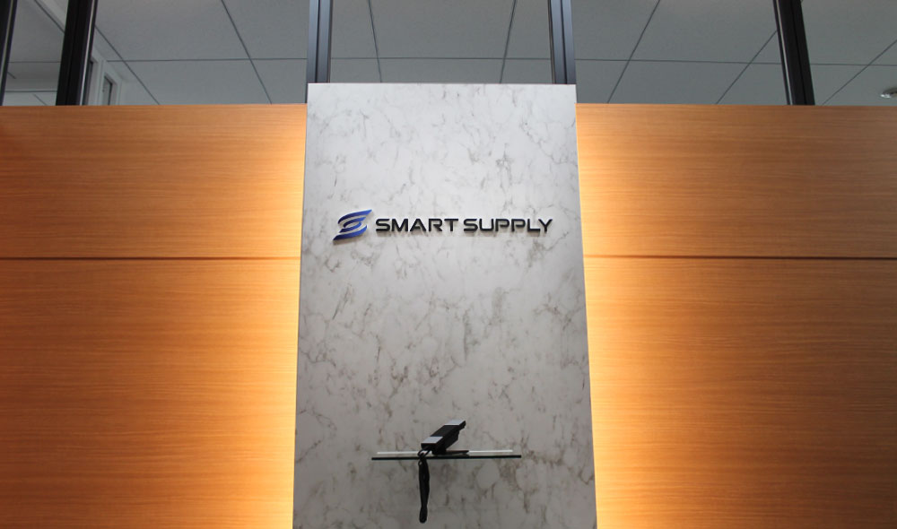 オフィスデザイン事例 株式会社スマートサプライ様 エントランス その1